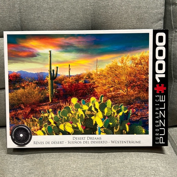⚫️2/$12⚫️Eurographics Desert Dreams 1000-Piece Puzzle - Picture 1 of 3